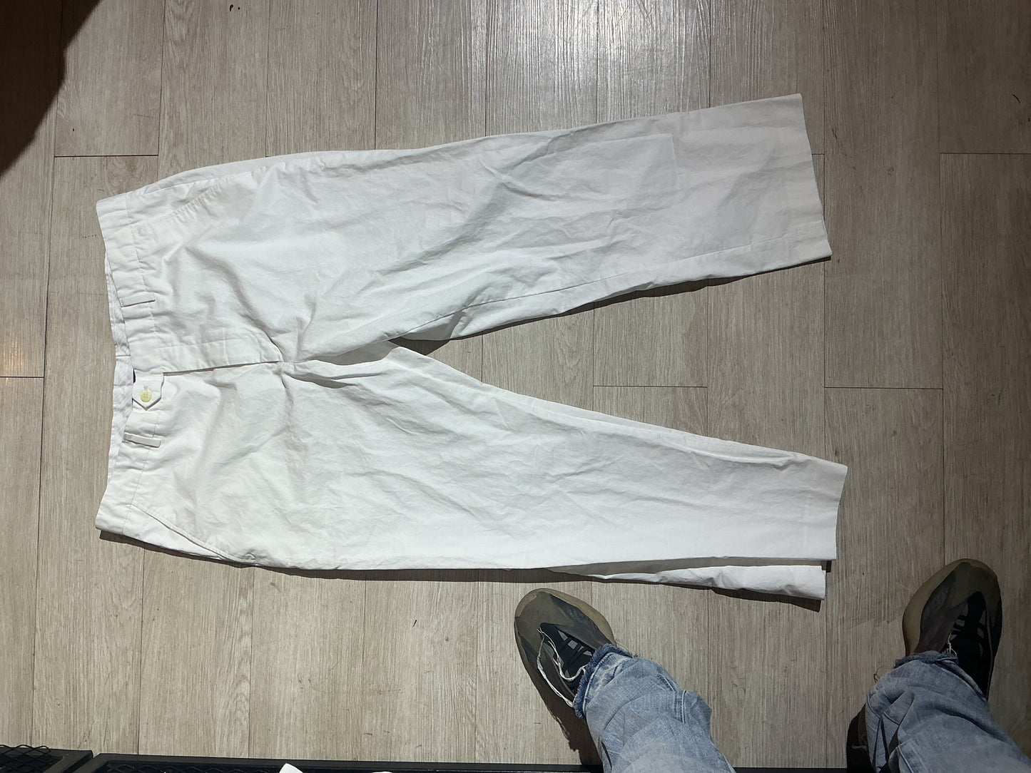 Pantalón Blanco Stafford Hombre | Regular Fit Casual Premium