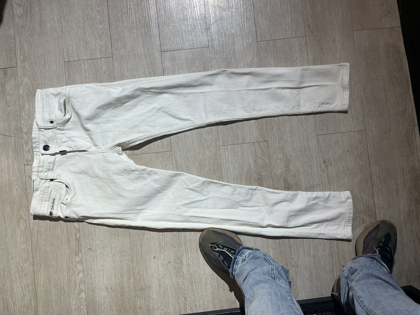 Pantalón Skinny Blanco para Hombre Punto 21 | Jeans Stretch Moderno