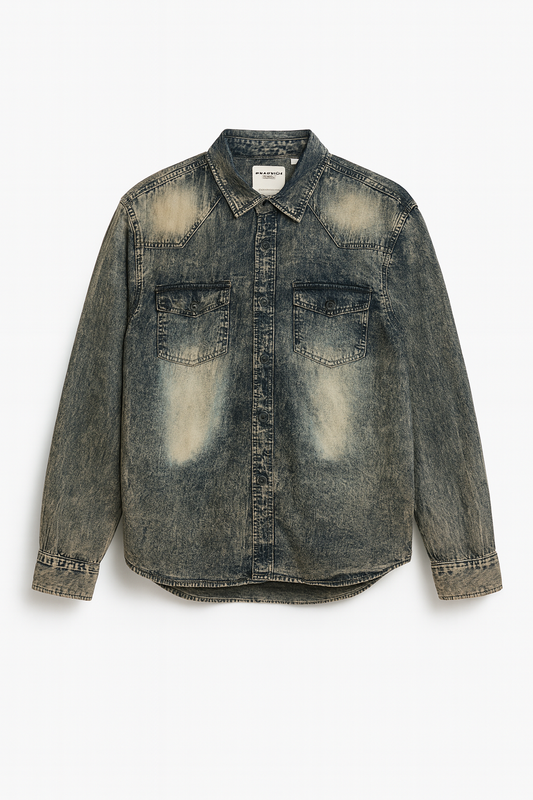 Camisa jean pre lavada cml