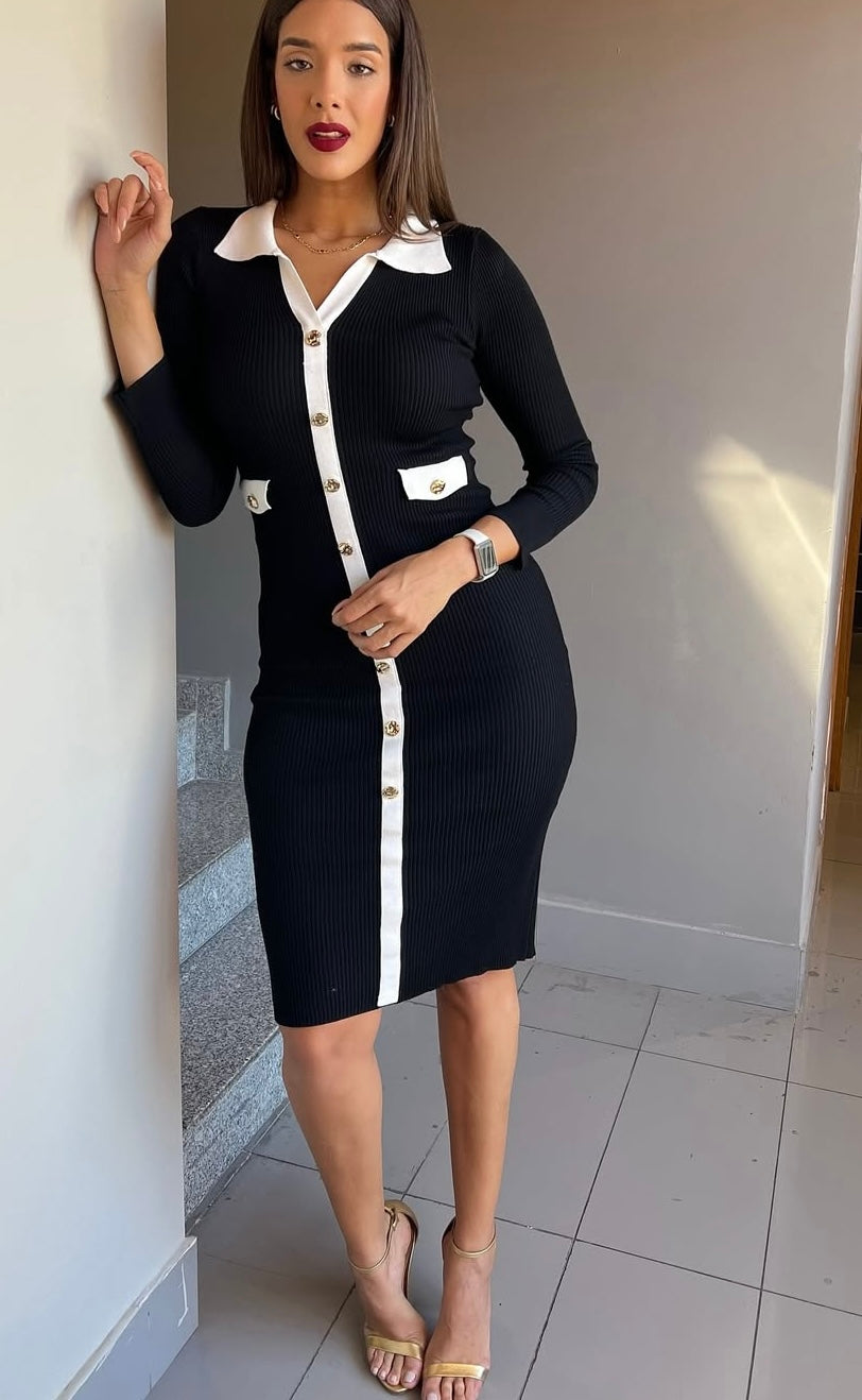 Vestido Mangas Largas