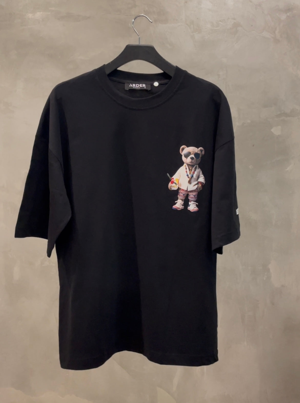 ARDER T-SHIRTS NEGRO DISEÑO