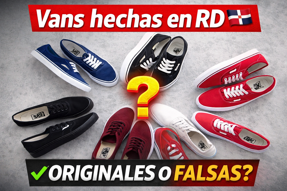 Vans hechas en República Dominicana: ¿Son originales o falsas?
