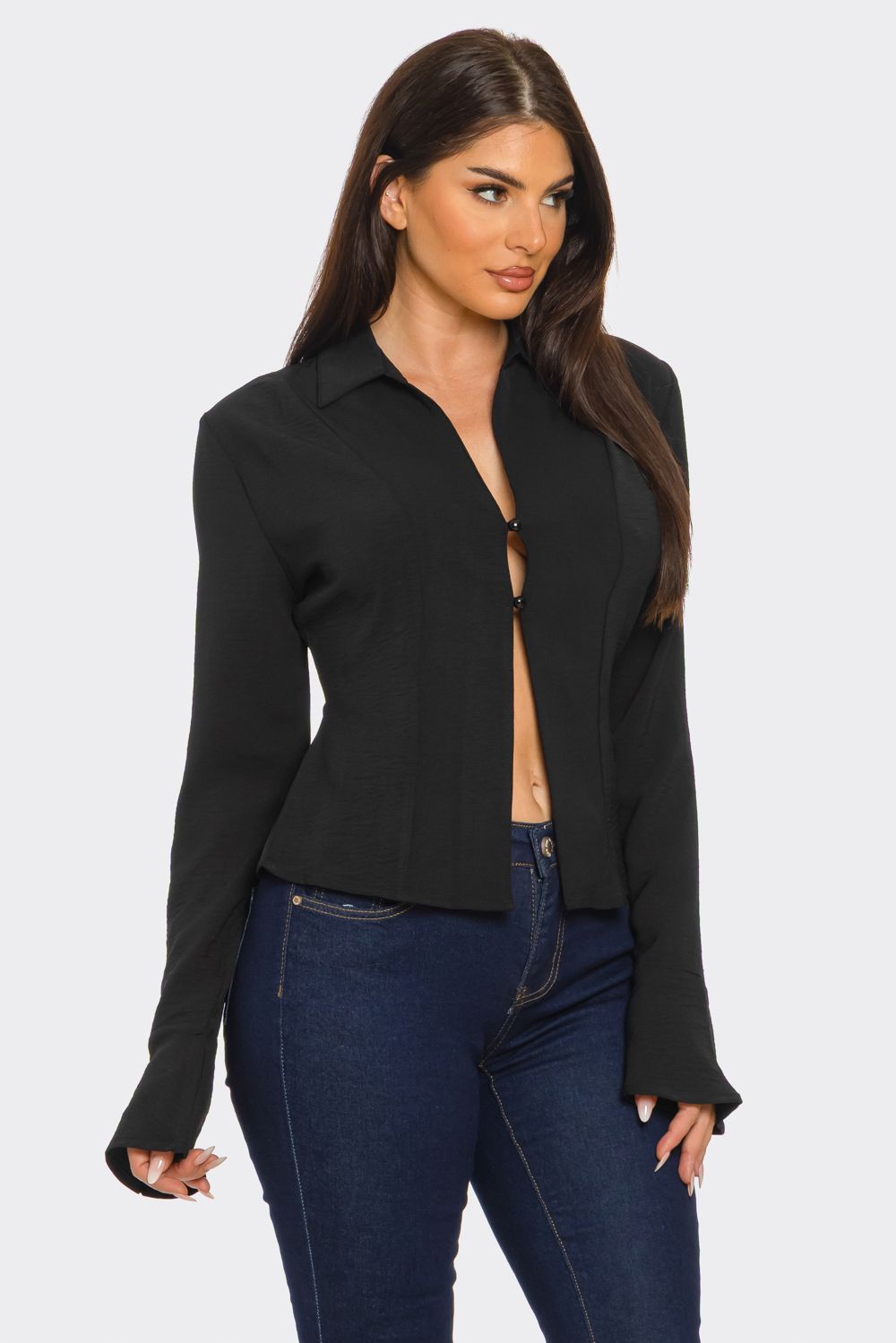 Blusa Negra Elegante