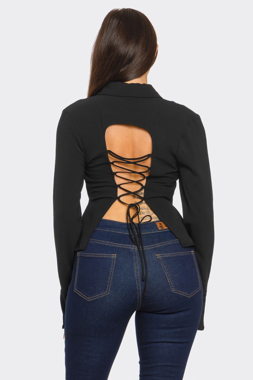 Blusa Negra Elegante