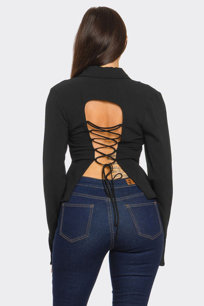 Blusa Negra Elegante