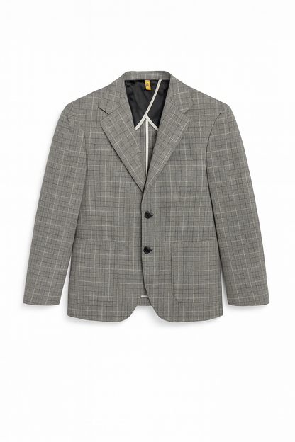 Chaqueta gris rayas