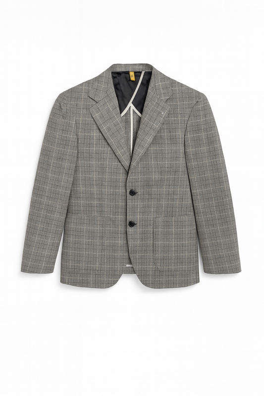 Chaqueta gris rayas