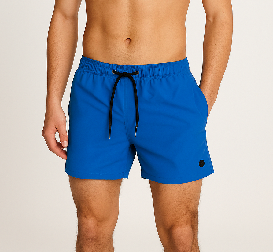 Jhonny cotton short liso azul oscuro