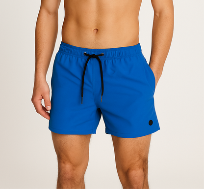Jhonny cotton short liso azul oscuro