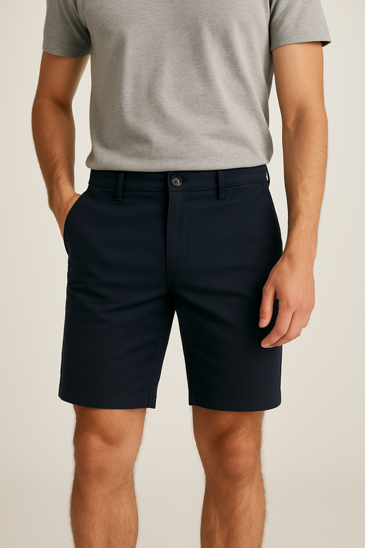 Pantalón corto azul oscuro