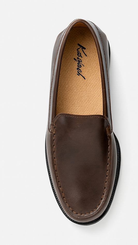 Zapato mocasini marrón