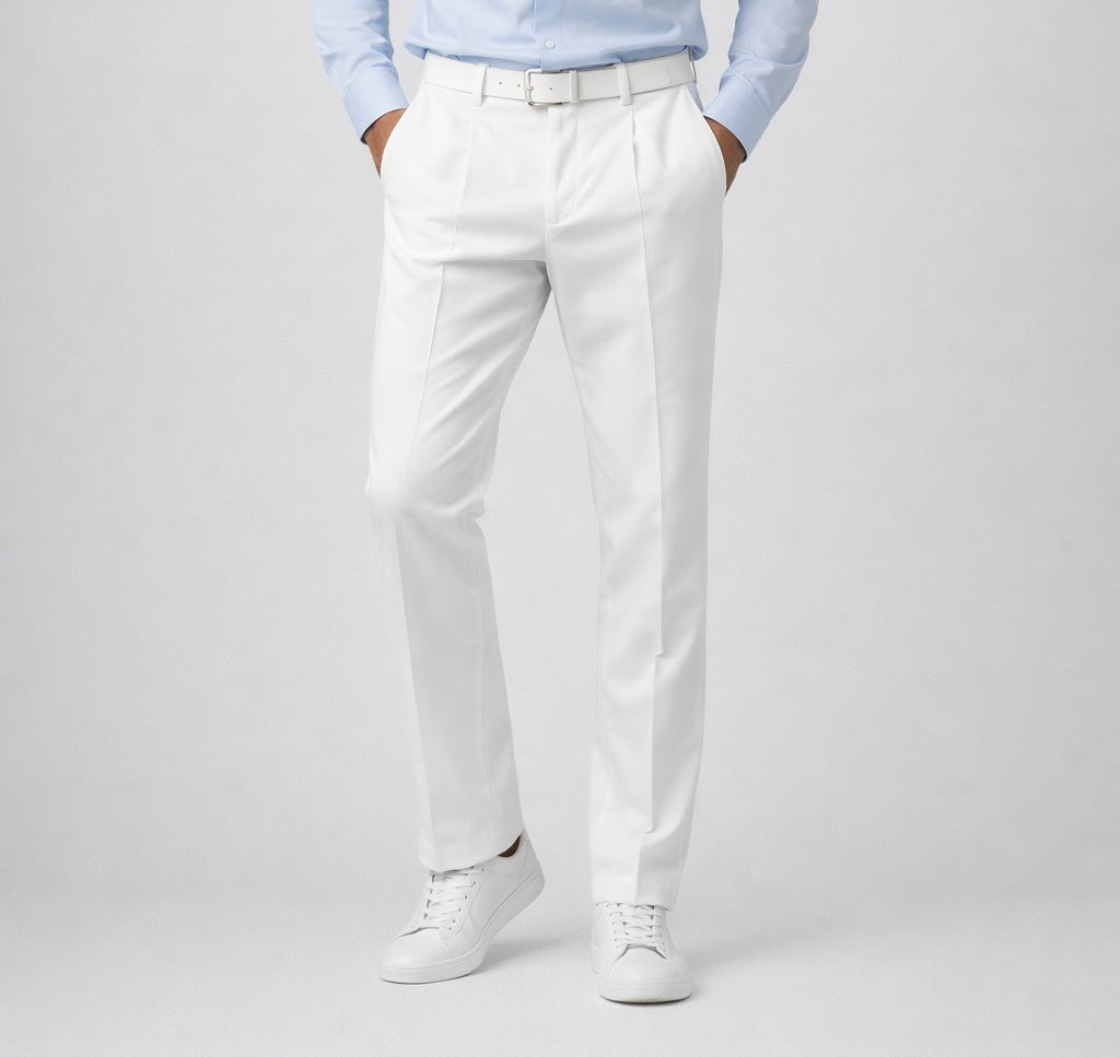 Pantalón de vestir blanco