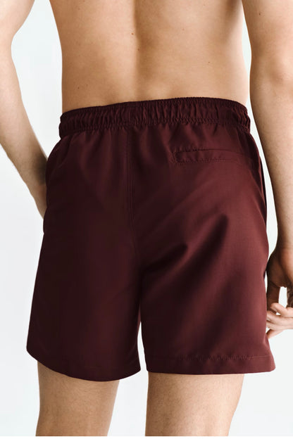 Bañador H&M Hombre rojo | Traje de Baño Corto con Cintura Elástica | Clara Importaciones RD