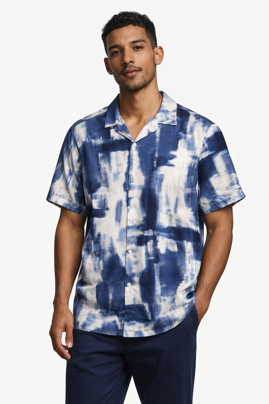 Blue mono CMC camisa arder