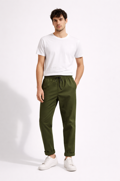 Verde pantalón de verano Zara Ptl