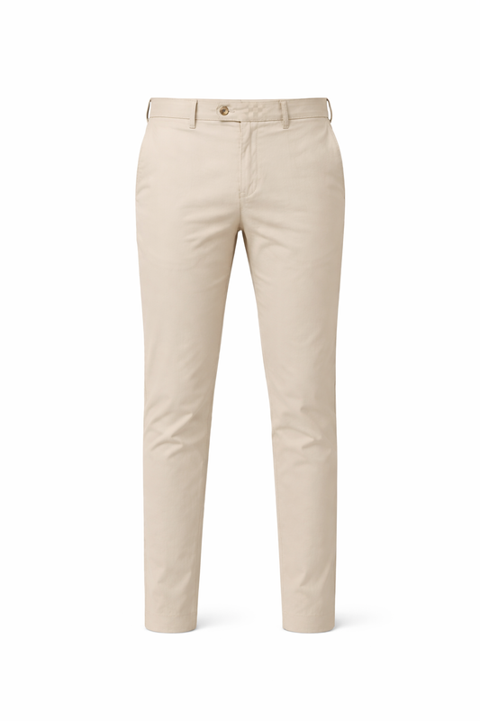 Pantalón de vestir crema claro