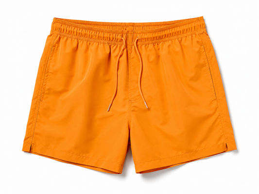 Bañador Naranja para Hombre | Short de Baño Ligero con Bolsillos | Clara Importaciones RD