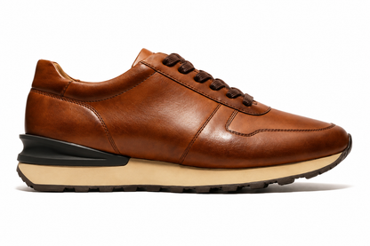 Tenis Casual Elegante para Hombre Cognac | Santo Domingo RD