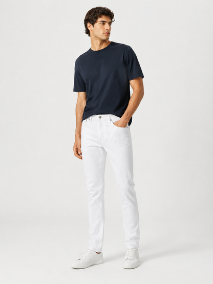 Pantalón Skinny Blanco para Hombre | Jean Ajustado Modern
