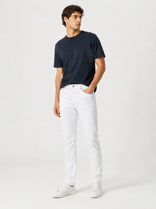 Pantalón Skinny Blanco para Hombre | Jean Ajustado Modern