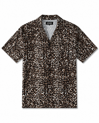 Camisa Animal Print Leopardo para Hombre