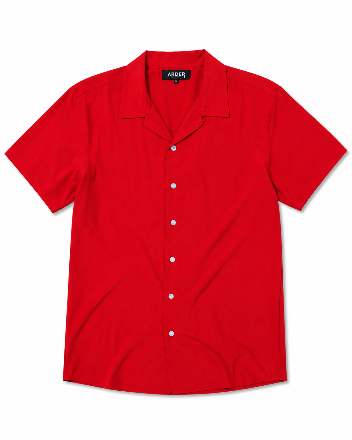 Camisa Roja Manga Corta para Hombre – ARDER
