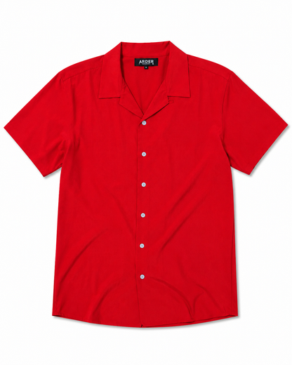 Camisa Roja Manga Corta para Hombre – ARDER