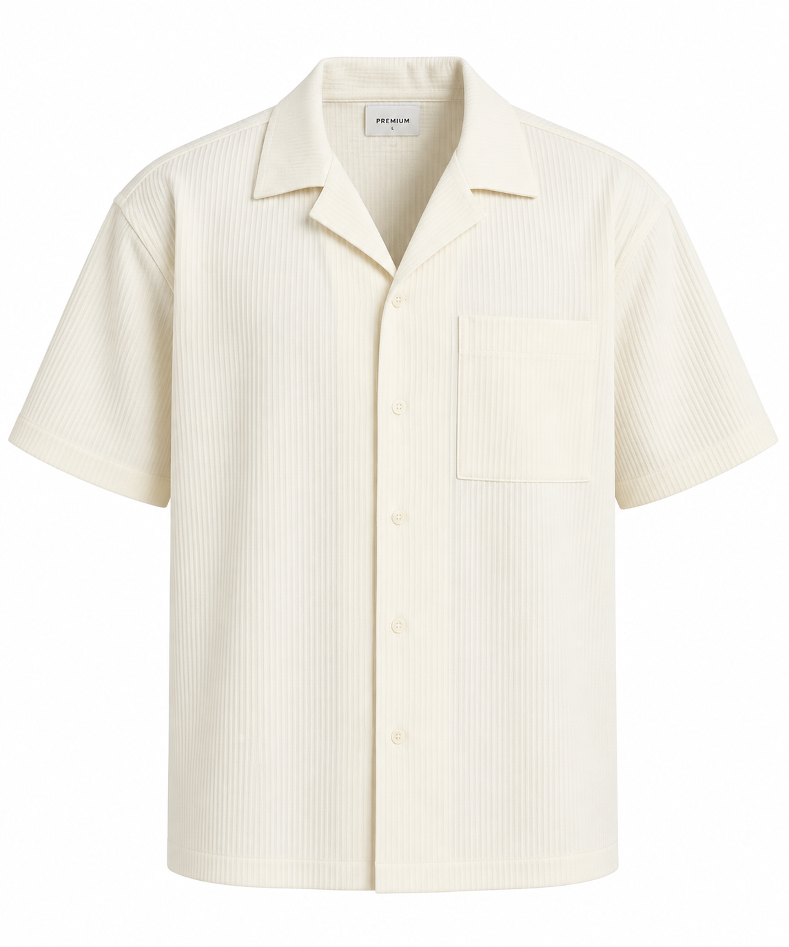 Camisa Resort Crema para Hombre | Clara Importaciones