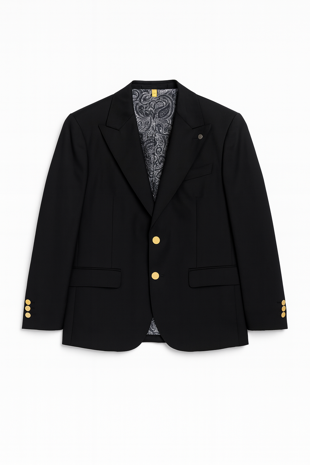 Traje negro elegante