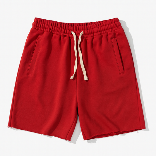 Red Cotton bermuda