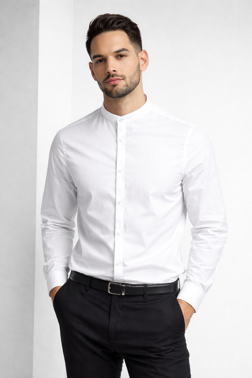 Camisa cuello chino